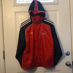 Adidas St. Louis cardinals 14/16 Jacket youth hood